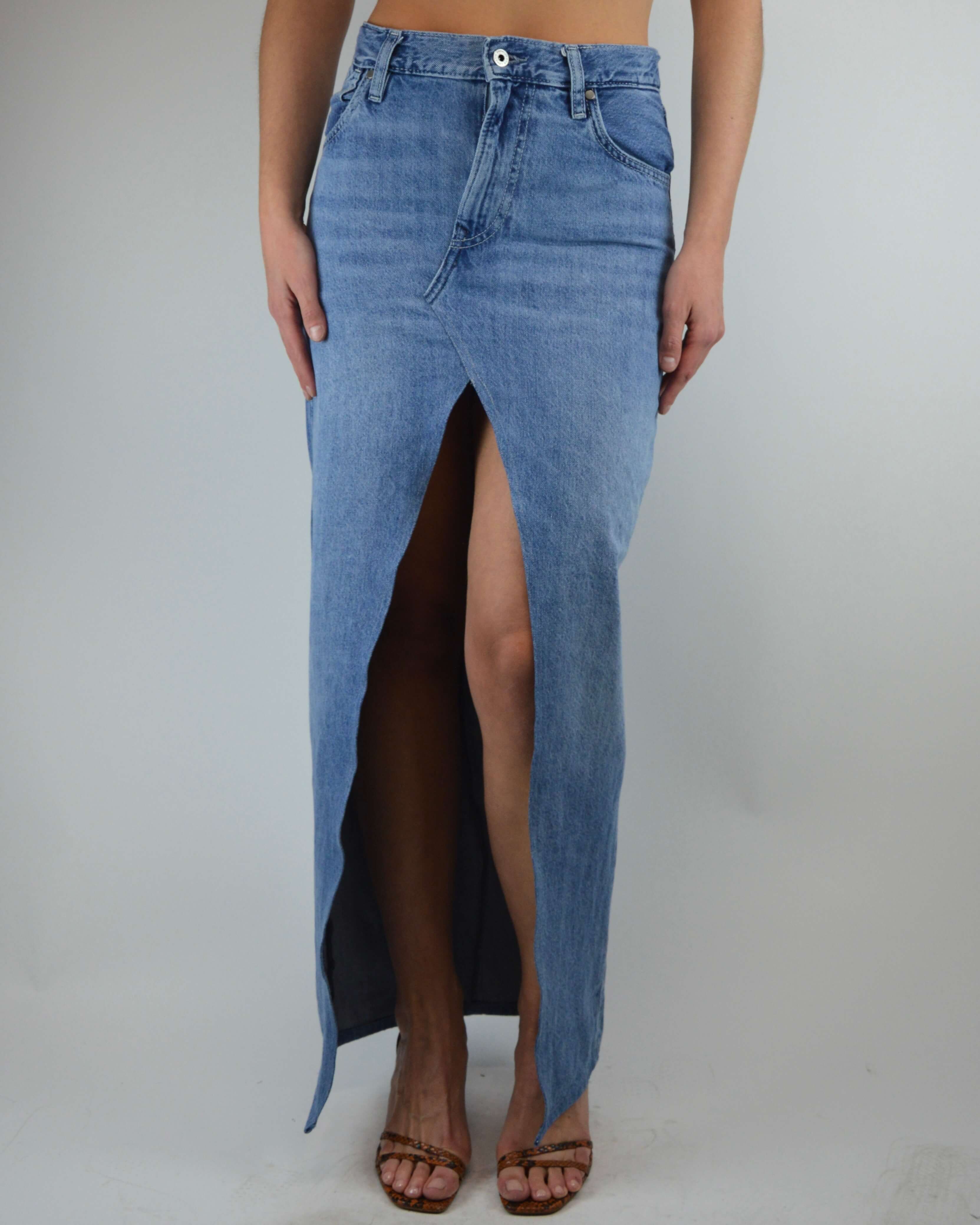 Zoe Embellished Denim Skirt | Pepe Jeans India